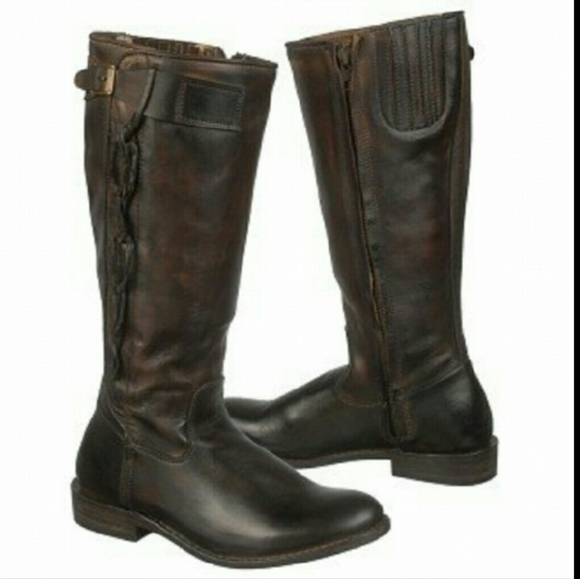 Copy Bed Stu We The Free Free People Brown Leather Knee-High Boots